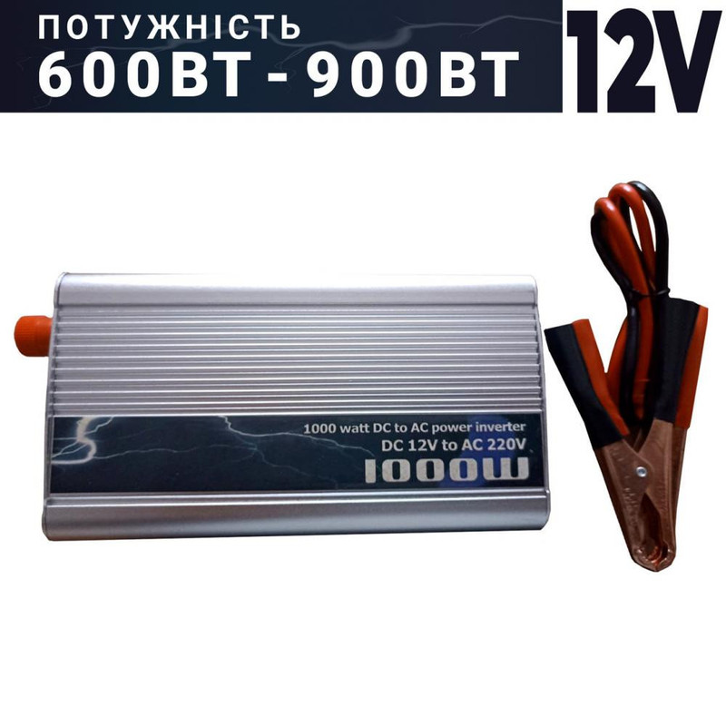 Інвертор (перетворювач) 24В/220В GREENCELL INV21 3000/6000W
